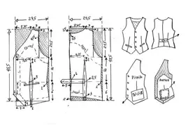 Выкройка жилета